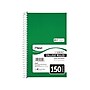 Mead Spiral 3-Subject Notebooks, 5.5" x 9.5", College Ruled, 150 Sheets, Each (06900)~#|#~sp38165417_sc7