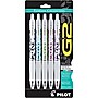 Pilot G2 Fashion Collection Retractable Gel Pens, Fine Point, Assorted Ink, 5/Pack (31392)~#|#~sp38375461_sc7