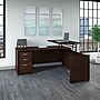 Bush Business Furniture Westfield 72"W 3 Position Sit to Stand L Desk with Mobile File Cabinet, Mocha Cherry (SRC125MRSU)~#|#~sp38463165_sc7