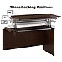 Bush Business Furniture Westfield 60"W Left Hand 3 Position Sit to Stand L Desk w/ File Cabinet, Mocha Cherry (SRC127MRSU)~#|#~sp38463757_sc7