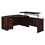 Bush Business Furniture Westfield 60"W Right Hand 3 Position Sit to Stand L Desk w/ File Cabinet, Mocha Cherry (SRC128MRSU)~#|#~sp38463764_sc7
