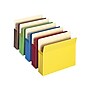 Smead Paper Stock File Pockets, 3.5" Expansion, Letter Size, Assorted, 25/Box (73890)~#|#~sp38714790_sc7