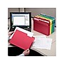 Smead Paper Stock File Pockets, 3.5" Expansion, Letter Size, Assorted, 25/Box (73890)~#|#~sp38714800_sc7