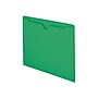 Smead Reinforced File Jackets, Reinforced Straight Cut Tab, Letter Size, Green, 100/Box (75503)~#|#~sp38714967_sc7