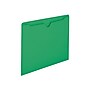 Smead Reinforced File Jackets, Reinforced Straight Cut Tab, Letter Size, Green, 100/Box (75503)~#|#~sp38714969_sc7