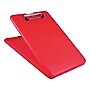 Saunders SlimMate Plastic Storage Clipboard, Letter Size, Red (00560)~#|#~sp38715008_sc7