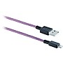 Staples 6' Braided Lightning to USB Charge/Sync Cable, Pink/Teal~#|#~sp38715556_sc7