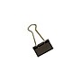 Staples Binder Clips, Medium, Black, 24/Pack, 48 Packs/Carton (10668CT)~#|#~sp39611563_sc7