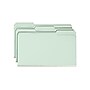 Smead Heavy Duty Pressboard File Folder, 1/3-Cut Tab, 2" Expansion, Legal Size, Gray/Green, 25/Box  (18234)~#|#~sp39611659_sc7