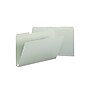 Smead Heavy Duty Pressboard File Folder, 1/3-Cut Tab, 2" Expansion, Legal Size, Gray/Green, 25/Box  (18234)~#|#~sp39611662_sc7