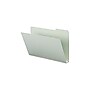 Smead Heavy Duty Pressboard File Folder, 1/3-Cut Tab, 2" Expansion, Legal Size, Gray/Green, 25/Box  (18234)~#|#~sp39611663_sc7