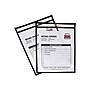 C-Line Vinyl Job Ticket Holders, 9" x 12", Clear with Black Edges25/Box (46912)~#|#~sp39611748_sc7