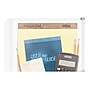 Cardinal Zipper Polypropylene/PP Binder Pockets, Clear, 3/Pack (CRD 14201)~#|#~sp39611837_sc7