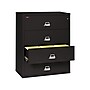 FireKing Classic 4-Drawer Lateral File Cabinet, 52.75" x 44.5", Letter/Legal, Fire Resistant, Black (4-4422-CBL)~#|#~sp39611984_sc7
