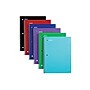Staples 1-Subject Notebook, 8" x 10.5", Graph Ruled, 100 Sheets, Assorted (11625M)~#|#~sp40091357_sc7