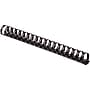 Fellowes 3/4" Plastic Binding Spine Comb, 150 Sheet Capacity, Black, 100/Pack (52367)~#|#~sp40092880_sc7