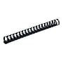Fellowes 3/4" Plastic Binding Spine Comb, 150 Sheet Capacity, Black, 100/Pack (52367)~#|#~sp40092881_sc7