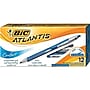 BIC ATLANTIS Comfort Retractable Ballpoint Pens, Medium Point, Blue Ink, Dozen (VCGC11BE)~#|#~sp40285468_sc7