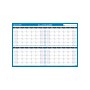 AT-A-GLANCE 90-120 Day 24"H x 36"W Dry Erase Monthly Wall Calendar, Reversible, Blue (PM239 28)~#|#~sp40285804_sc7