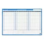AT-A-GLANCE 90-120 Day 24"H x 36"W Dry Erase Monthly Wall Calendar, Reversible, Blue (PM239 28)~#|#~sp40285806_sc7