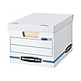 Bankers Box Stor/File 59% Recycled Corrugated File Box Lift Off Lid, Letter/Legal Size, White/Blue, 12/Carton (00703)~#|#~sp40285893_sc7