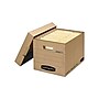 Bankers Box Heavy-Duty Corrugated File Storage Boxes, Lift-Off Lid, Letter/Legal Size, Kraft, 25/Carton (7150001)~#|#~sp40286219_sc7