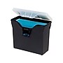 Staples Portable File Box with Organizer Lid, Letter Size, Black (111101)~#|#~sp40286291_sc7