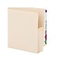 Smead End Tab File Pocket, Reinforced Straight-Cut Tab, 3.5" Expansion, Manila Gusset, Letter Size, Manila, 25/Box (75124)~#|#~sp40302823_sc7