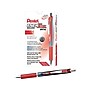 Pentel EnerGel Deluxe RTX Retractable Gel Pens, Fine Point, Red, Dozen (BLN75-B)~#|#~sp40303464_sc7