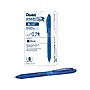Pentel EnerGel-X RollerGel Retractable Gel Pens, Medium Point, Blue Ink, Dozen (BL107-C)~#|#~sp40307990_sc7
