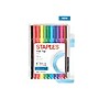 Staples Felt Tip Pens, Fine Point, Assorted Ink, Dozen [44964]~#|#~sp40308467_sc7