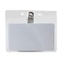 Sicurix Standard Clip On ID Badge Holder, Clear, 50/Pack (BAU67850)~#|#~sp40312562_sc7