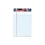 TOPS American Pride Notepads, 5" x 8", Narrow Ruled, White, 50 Sheets/Pad, 12 Pads/Pack (TOP 75101)~#|#~sp40315783_sc7