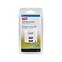 Staples Dual USB Adapter for Most Smartphones, White (19707)~#|#~sp40322216_sc7