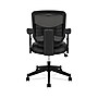 HON Prominent Mesh High-Back Task Chair, Adjustable Arms, Black SofThread Leather Seat (BSXVL531SB11)~#|#~sp40351742_sc7