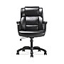 Sadie Mid-Back Executive Chair, Fixed Padded Arms, Black Leather (BSXVST305)~#|#~sp40351914_sc7