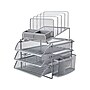 Staples All-in-One 13 Compartment Wire Mesh File Organizer, Silver (27642)~#|#~sp40797592_sc7