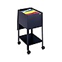 Safco Standard Metal Mobile File Cart with Lockable Wheels, Black (5361BL)~#|#~sp40798542_sc7