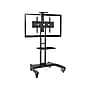 Rocelco Mobile Flat Panel TV Cart, Rolling with AV Shelf, 32-70", 100 lbs. Max. (R VSTC)~#|#~sp40798908_sc7