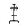 Rocelco Mobile Flat Panel TV Cart, Rolling with AV Shelf, 32-70", 100 lbs. Max. (R VSTC)~#|#~sp40798911_sc7