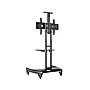 Rocelco Mobile Flat Panel TV Cart, Rolling with AV Shelf, 32-70", 100 lbs. Max. (R VSTC)~#|#~sp40798912_sc7
