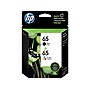 HP 65 Black/Tri-Color Standard Yield Ink Cartridge, 2/Pack (T0A36AN#140)~#|#~sp40883999_sc7