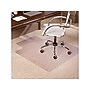 Staples BerberMat Carpet Chair Mat, 36" x 48'', Crystal Clear (20229-CC)~#|#~sp40888487_sc7