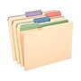 Pendaflex Color Tab File Folders, 3-Tab, Letter Size, Manila, 50/Box  (84101)~#|#~sp41686750_sc7