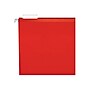 Pendaflex Reinforced Hanging File Folders, 1/5 Tab, Letter Size, Red, 25/Box (PFX4152 1/5 RED)~#|#~sp41686806_sc7