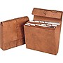 Staples Letha-Tone Expanding File, Blank Index, Letter Size, 13-Pocket, Brown (20036S)~#|#~sp41686878_sc7