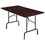 Staples 6' x 30" Wooden Heavy Duty Folding Table, Walnut (58366)~#|#~sp41687329_sc7