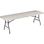 Staples 8' x 30" Heavy Duty Plastic Folding Table, White (79233/54273)~#|#~sp41687458_sc7
