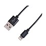 Staples 3.3' Lightning to USB Charge/Sync Cable, Black~#|#~sp41687714_sc7