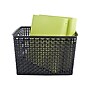 Advantus Large Weave Plastic Bin, Black, 2/Pack (AVT40328)~#|#~sp41694218_sc7